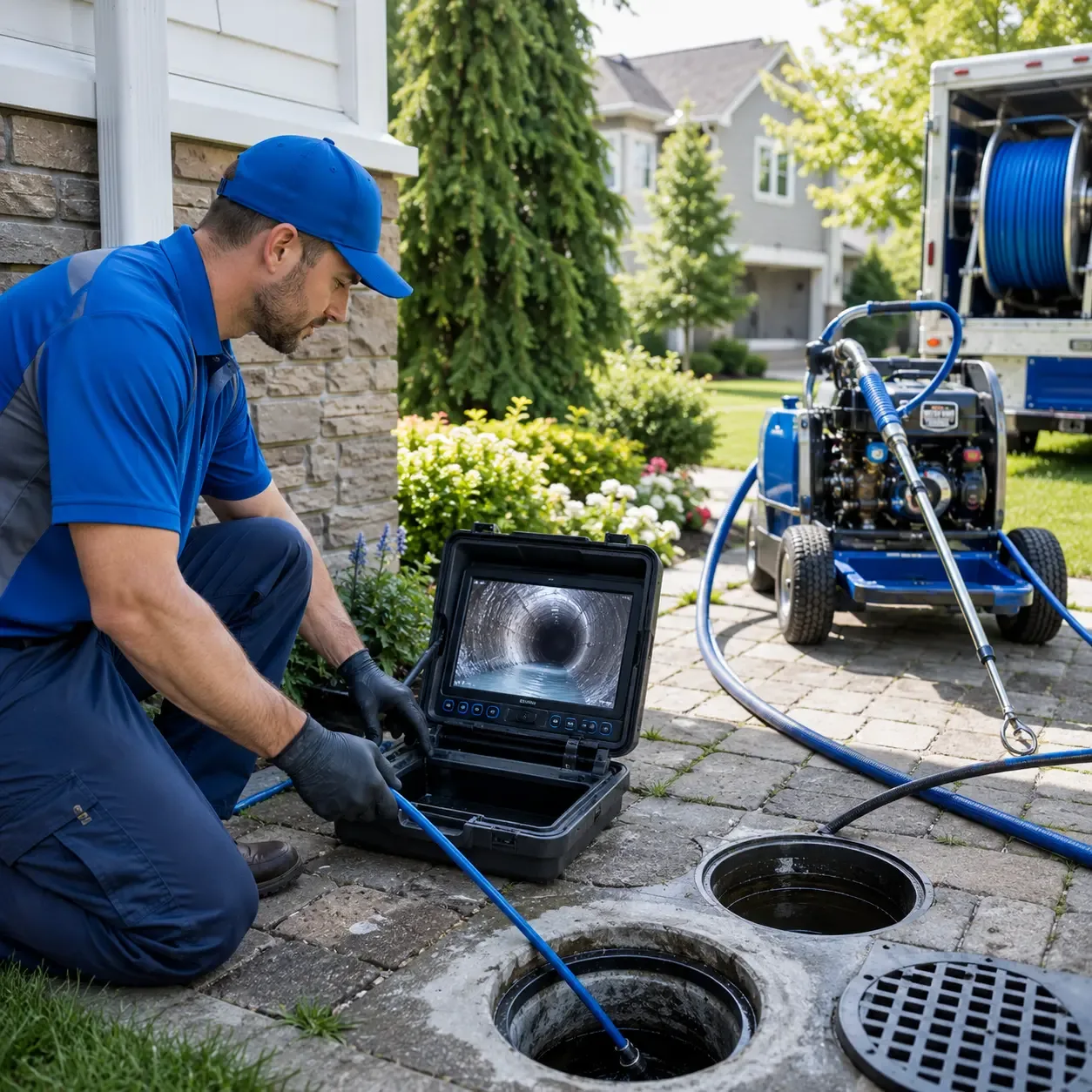 Outdoor drain cleaning professionals serving New Cuyama, CA